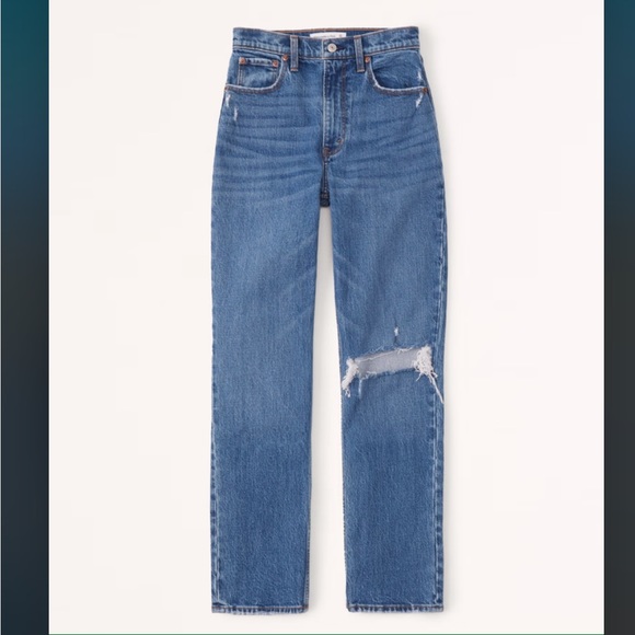 Abercrombie & Fitch Denim - Abercrombie Ultra High Rise 90s Straight Jean